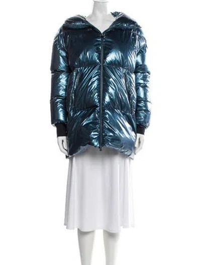 Pre-owned Herno Down Jacket In Blue