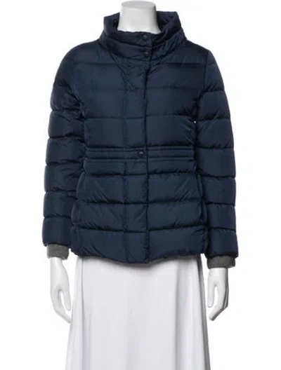 Pre-owned Herno Down Jacket In Blue