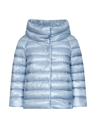 Herno Down Jacket In Blue