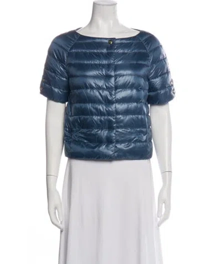 Pre-owned Herno Down Jacket In Blue