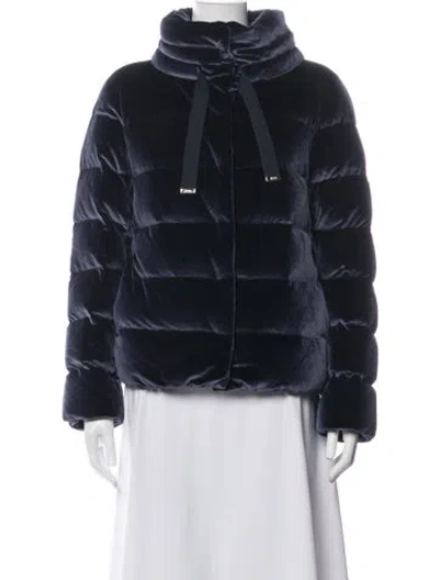 Pre-owned Herno Down Jacket In Blue
