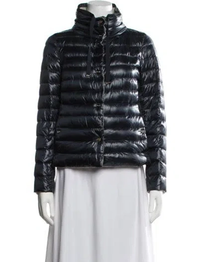 Pre-owned Herno Down Jacket In Blue