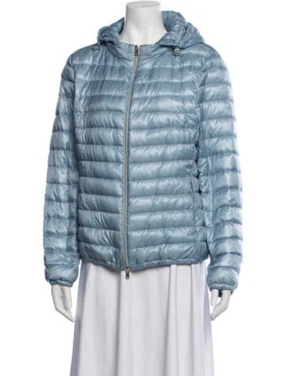Pre-owned Herno Down Jacket In Blue