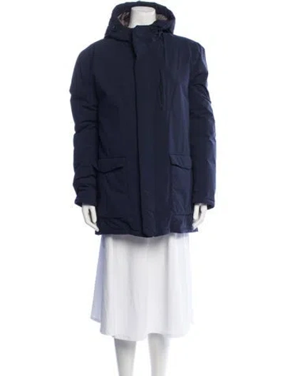 Pre-owned Herno Down Jacket In Blue