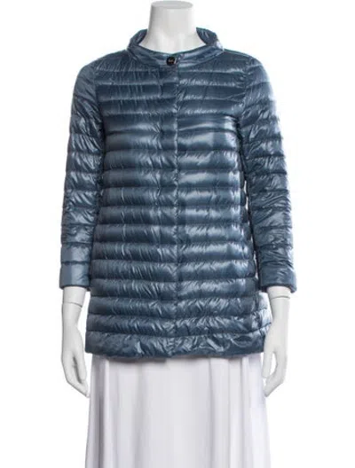 Pre-owned Herno Down Jacket In Blue