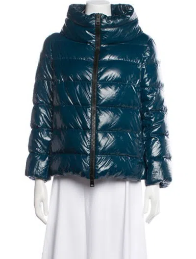Pre-owned Herno Down Jacket In Blue