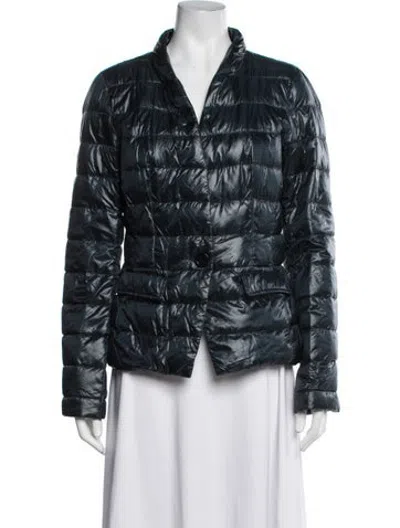 Pre-owned Herno Down Jacket In Blue