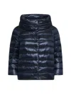 Herno Navy Blue Sofia Down Jacket In Blue