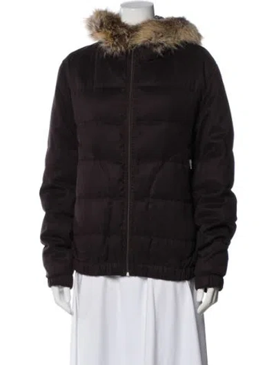 Pre-owned Herno Down Jacket In Brown