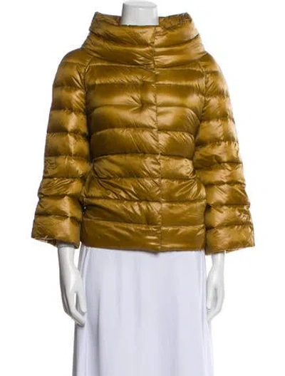 Pre-owned Herno Down Jacket In Brown