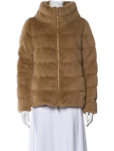 Pre-owned Herno Down Jacket In Brown