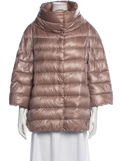 Pre-owned Herno Down Jacket In Brown