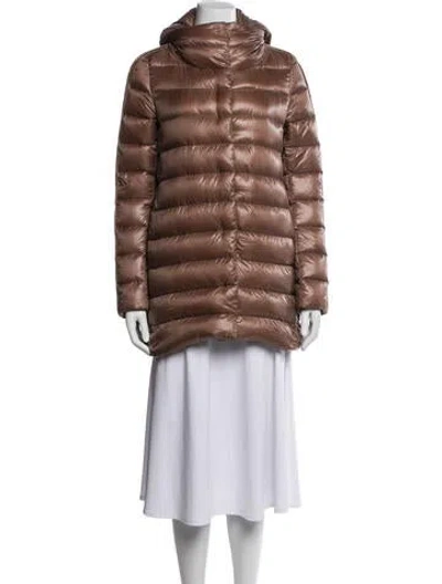 Pre-owned Herno Down Jacket In Brown