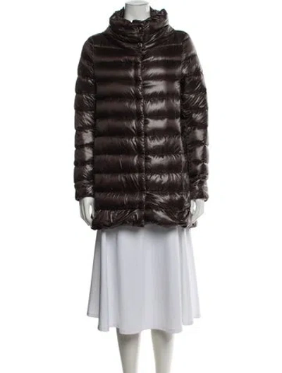 Pre-owned Herno Down Jacket In Brown