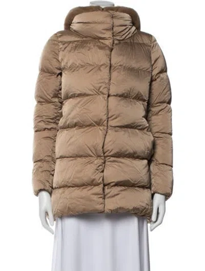 Pre-owned Herno Down Jacket In Brown