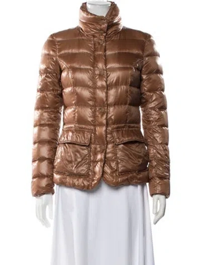 Pre-owned Herno Down Jacket In Brown
