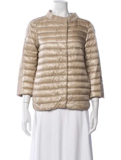 Pre-owned Herno Down Jacket In Brown