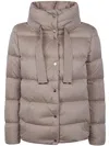 Herno Down Jacket Cape In White