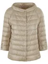 Herno Down Jacket In Neutral