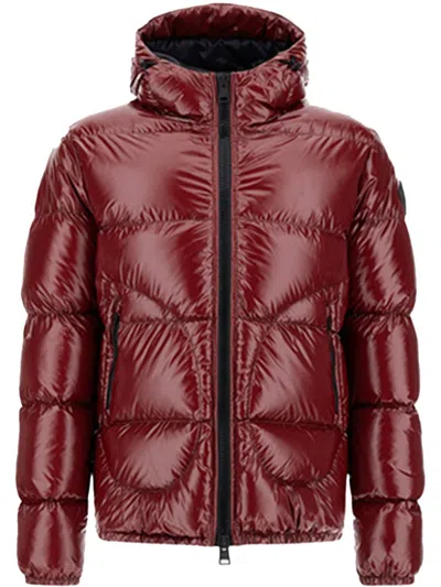 Herno Down Jacket Clothing In Burgundy