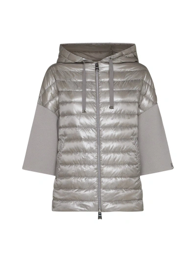 Herno Down Jacket In Ice
