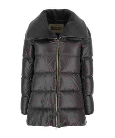 Herno Down Jacket In Gray