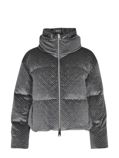 Herno Down Jacket In Gray