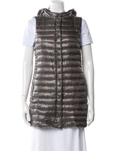 Pre-owned Herno Down Jacket In Gray