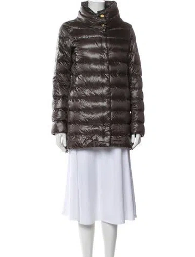 Pre-owned Herno Down Jacket In Gray