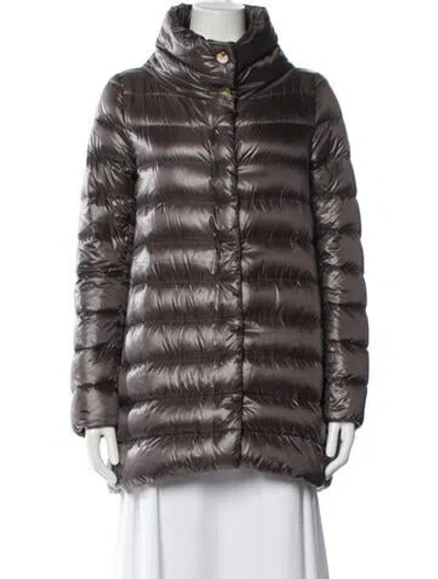 Pre-owned Herno Down Jacket In Gray