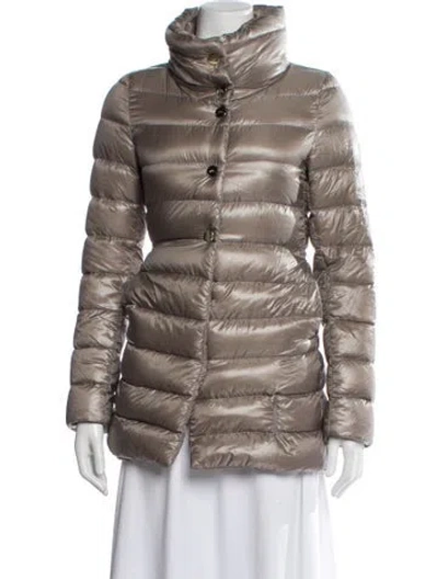 Pre-owned Herno Down Jacket In Gray