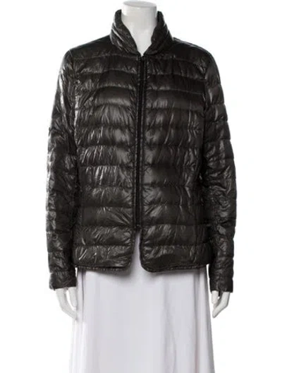 Pre-owned Herno Down Jacket In Gray