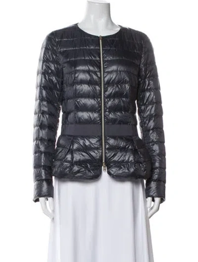Pre-owned Herno Down Jacket In Gray
