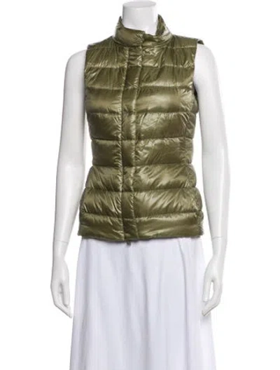 Pre-owned Herno Down Jacket In Green
