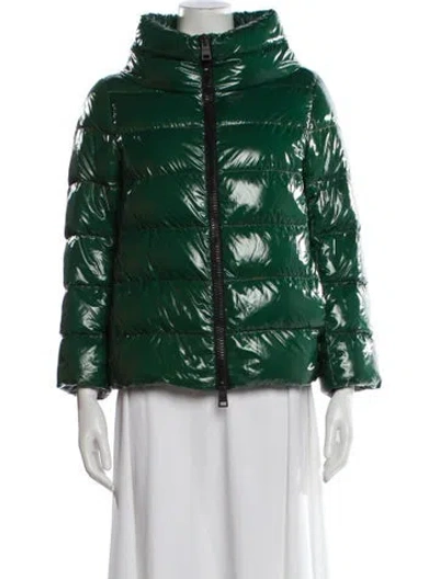 Pre-owned Herno Down Jacket In Green