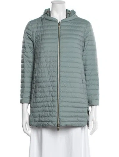 Pre-owned Herno Down Jacket In Green