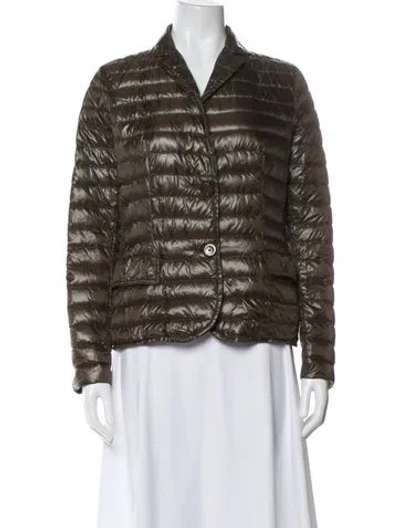Pre-owned Herno Down Jacket In Green