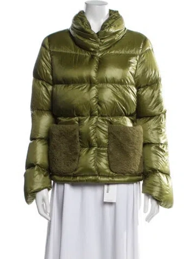 Pre-owned Herno Down Jacket In Green