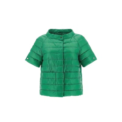 Herno Down Jacket In Green