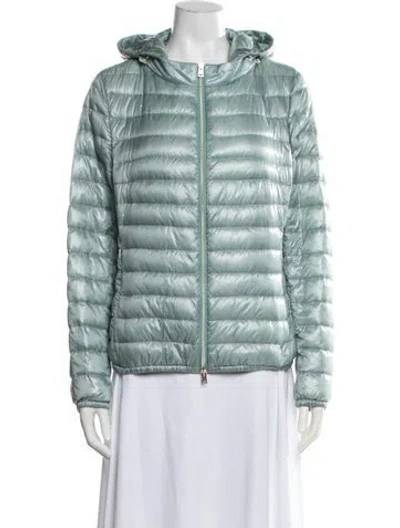 Pre-owned Herno Down Jacket In Green