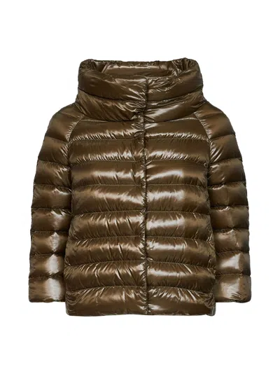 Herno Down Jacket In Green
