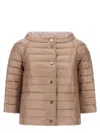 Herno Long-sleeved Down Jacket In Grey