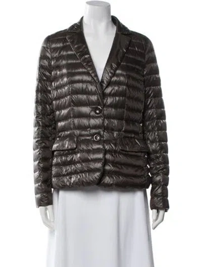 Pre-owned Herno Down Jacket In Grey