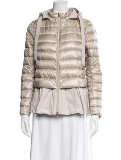 Pre-owned Herno Down Jacket In Grey