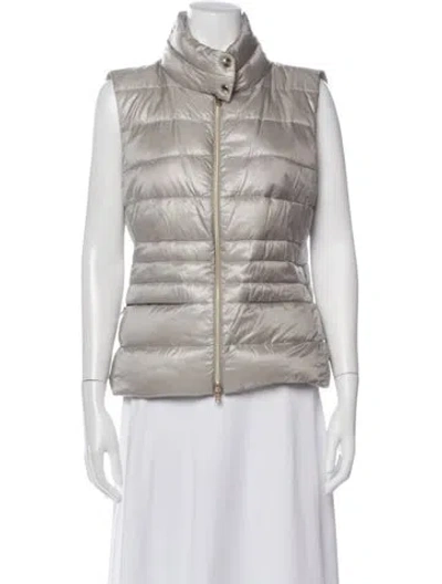 Pre-owned Herno Down Jacket In Grey