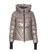 Herno Down Jacket In Glazed Ripstop 2l In Grey