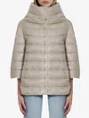 Herno Down Jacket In Nylon In Beige
