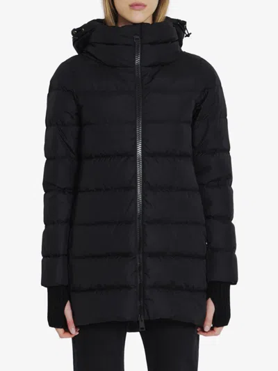 Herno Down Jacket In Nylon In Black