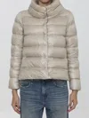 Herno Funnel Neck Padded Jacket In Multi