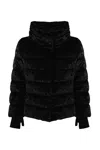 HERNO DOWN JACKET IN VELVET